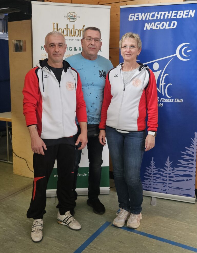 Annett Damme, Martin Strobel und Harry Barth