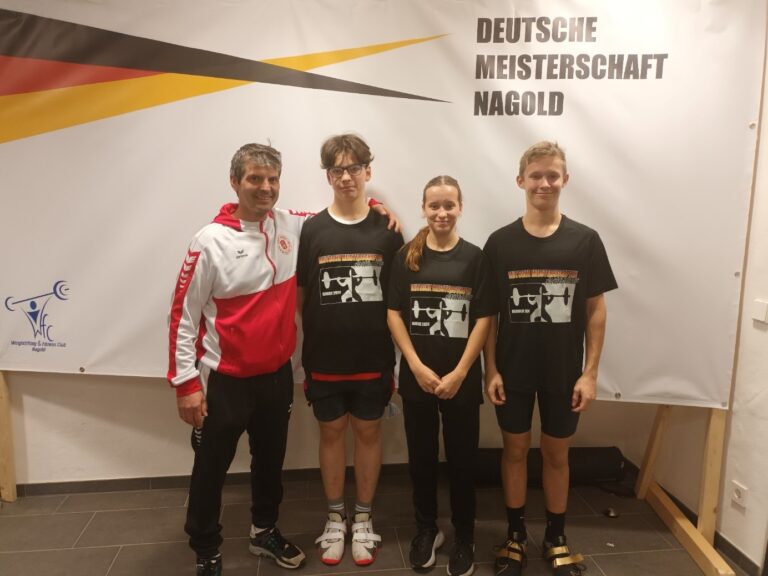 Team TSV 1860 Stralsund; Trainer Matthias, Felix, Rieke und Jannes